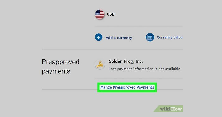 pre-approved payments