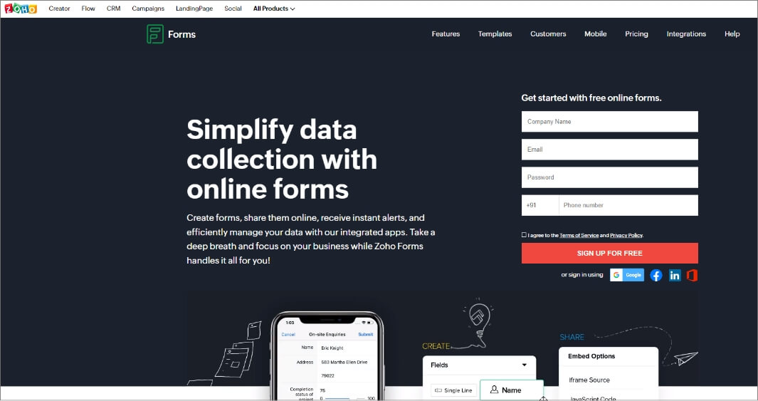 Zoho Forms